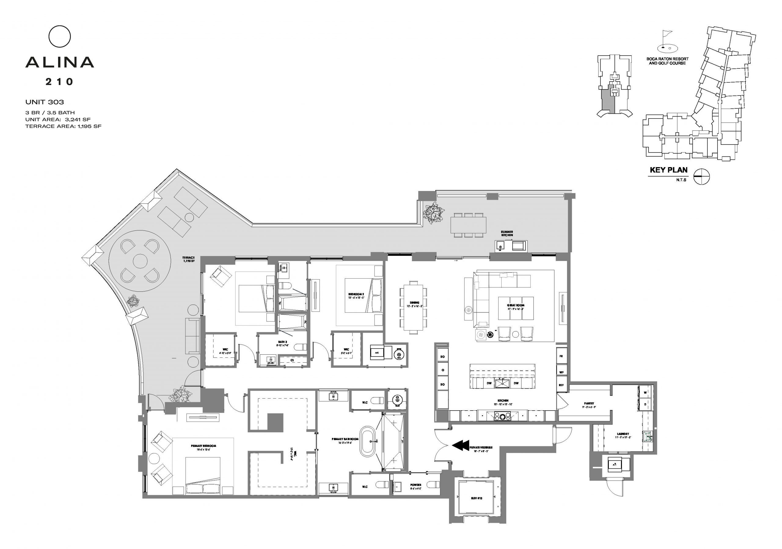 Floor Plan for Alina Floorplans, 210 Residence 03