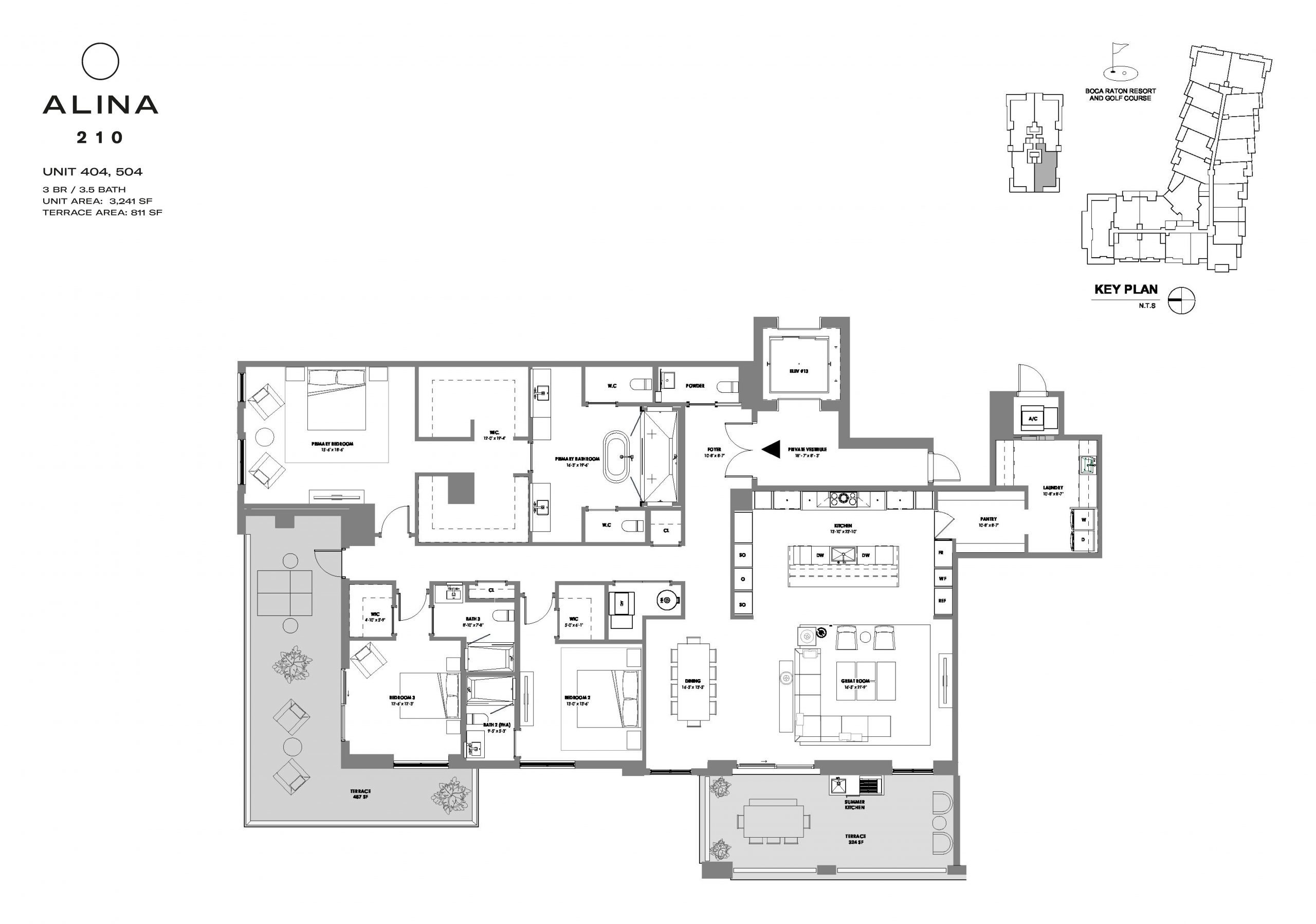 Floor Plan for Alina Floorplans, 210 Residence 04
