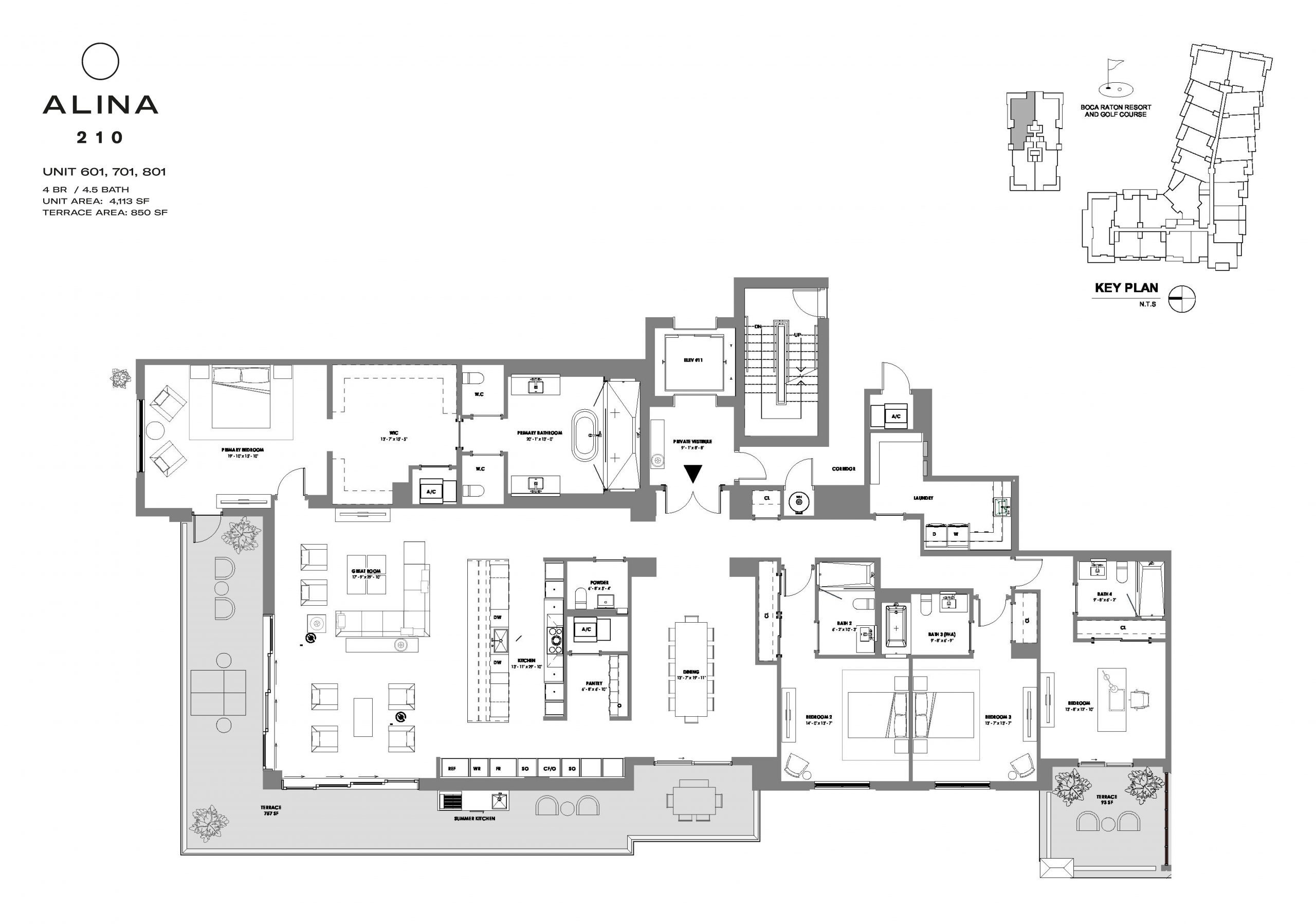 Floor Plan for Alina Floorplans, 210 Residence 01