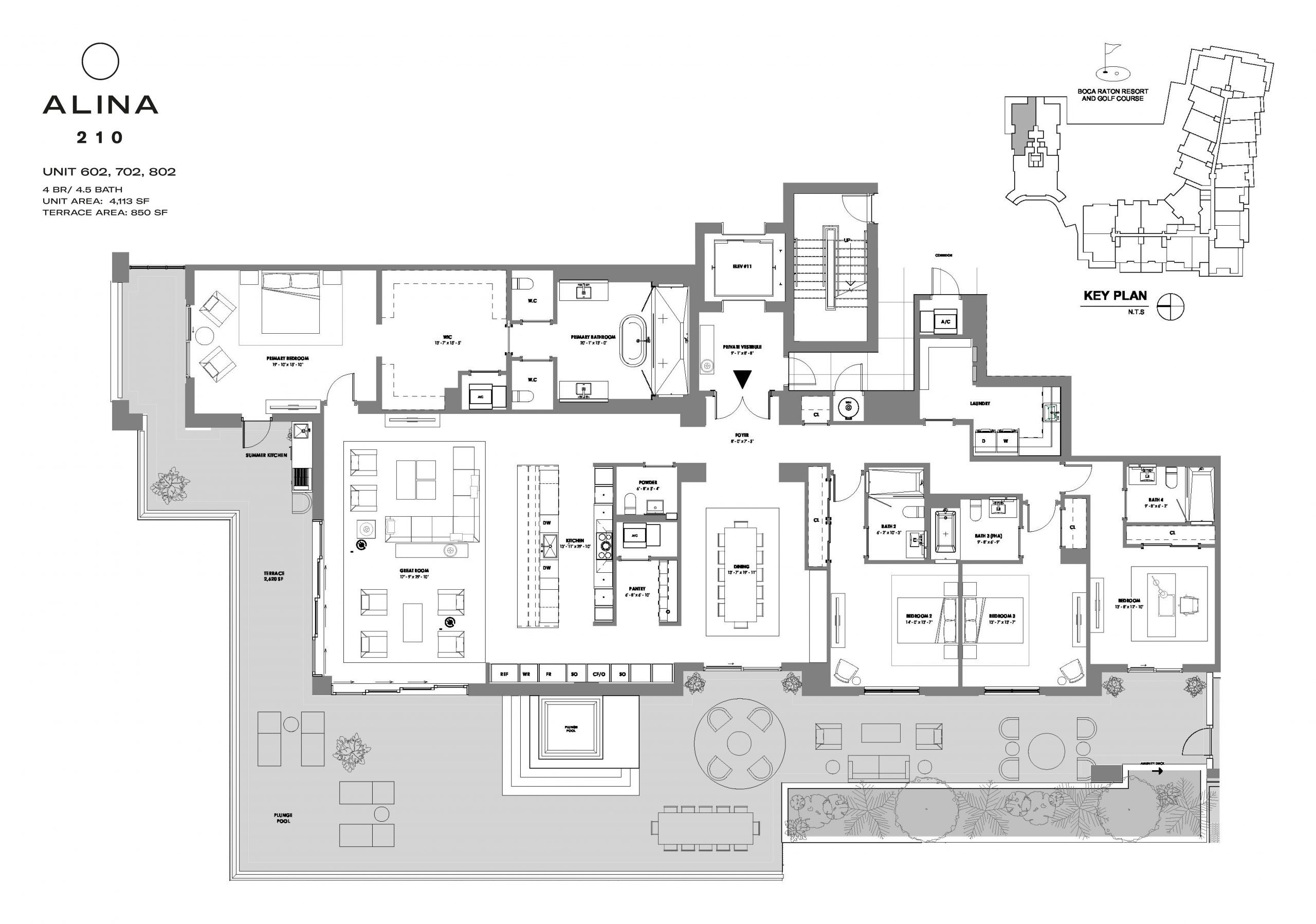 Floor Plan for Alina Floorplans, 210 Residence 02