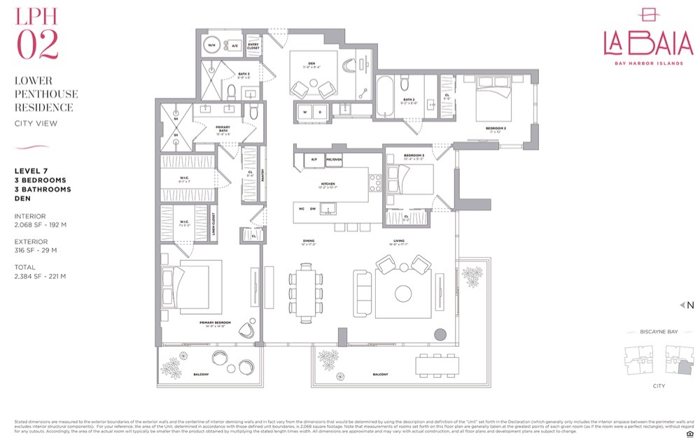Floor Plan for La Baia Floorplans, LPH 02