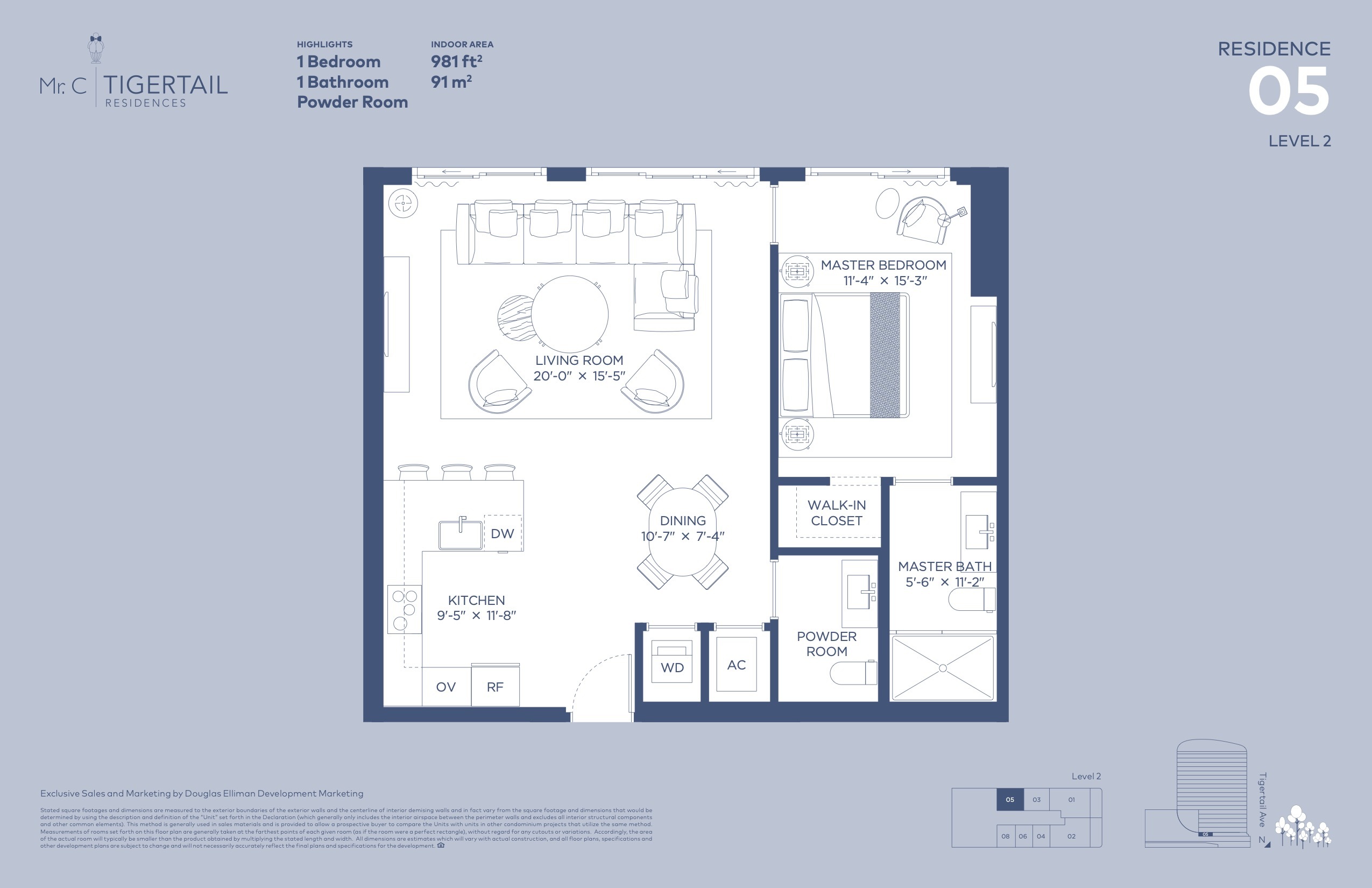 Floor Plan for Mr C Floorplans, Level 2 Residence 05