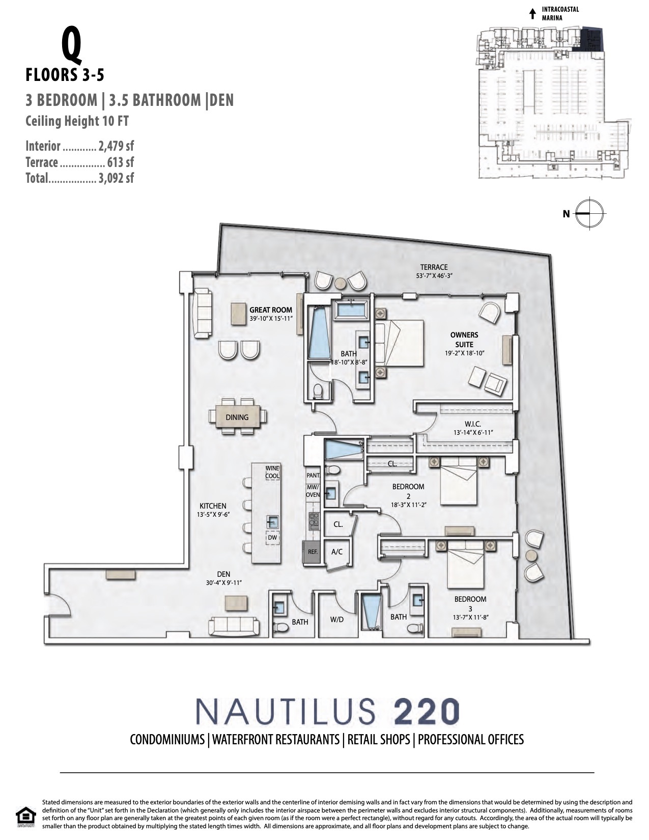 Floor Plan for Nautilus 220 Floorplans, Q