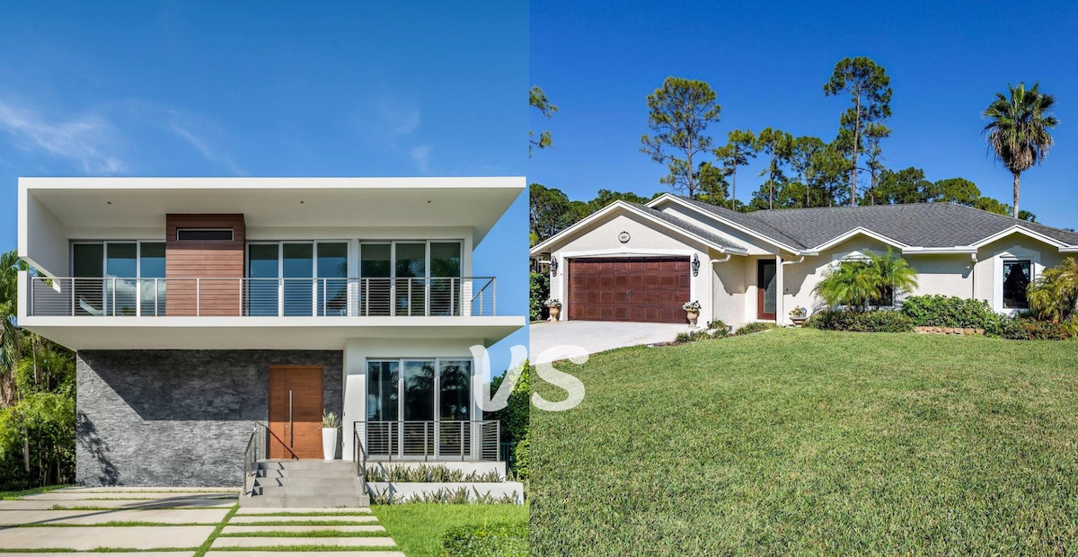 Modern Home Design vs Traditional Home Design | Why Choose Florida Modern Homes